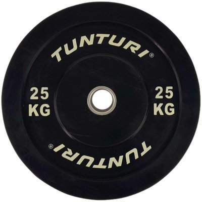 TUNTURI Gumový kotouč BUMPER 25 kg černý 50 mm – Hledejceny.cz