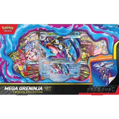Pokémon TCG: Premium Collection Mega Greninja ex – Zboží Dáma