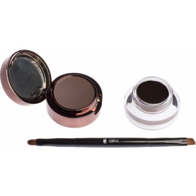 Ibra Makeup Eyebrow Pomade & Powder Dark Chocolate Pomáda a fixační stín na obočí 7 g – Zboží Dáma