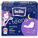 Bella For Teens Ultra Sensitive Night dámské vložky 8 ks – Zbozi.Blesk.cz