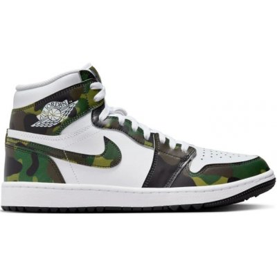 Nike Golf Air Jordan 1 High Golf white/legion green/black – Zboží Dáma
