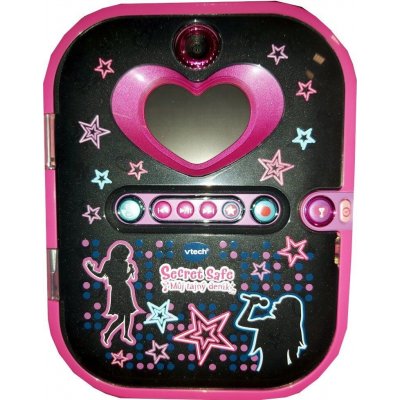 Vtech Kidi Secret Safe Můj tajný deník černý CZ – Zboží Dáma