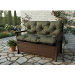 Mybesthome JONAS TMAVĚ ZELENÁ 100 x 60 x 50 cm – Sleviste.cz