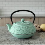 Aromeio Litinová čajová konvice s filtrem KUMO 1000 ml zelená – Zboží Mobilmania