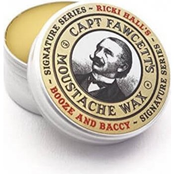 Captain Fawcett Ricki Hall's Booze & Baccy vosk na knír 15 ml