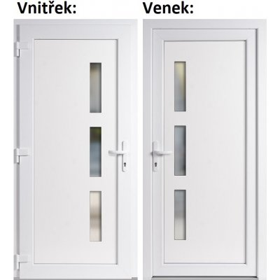 Soft Vchodové dveře Venus bílé levé 80 x 198 cm – Zboží Mobilmania