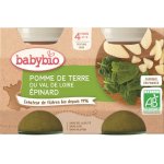 Babybio Brambory se špenátem 2 x 130 g – Zboží Dáma