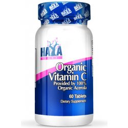 Haya Labs Organic Vitamin C from Acerola Fruit 60 tablet