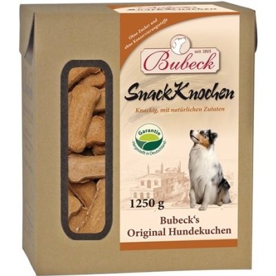 BUBECK Hundekuchen psí suchary Snack Knochen sušené maso pšeničná mouka 1,25 kg – Zboží Mobilmania