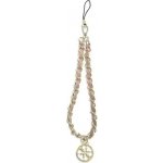 Guess přívěsek GUSTSAS4P Phone Strap růžový řetízek z kovu 4G Charm (GUSTSAS4P) – Zboží Živě