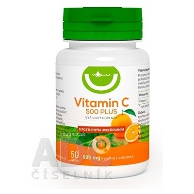 Vulm Vitamin C 500 PLUS 50 tablet – Hledejceny.cz