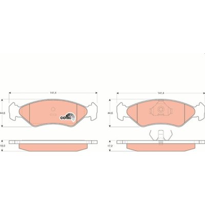 BARUM Brzdové destičky (GDB953) – Sleviste.cz