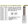 Příslušenství ke gola sadě Yato Gola ořech torx 1/2" prodloužený T50 YT-0443