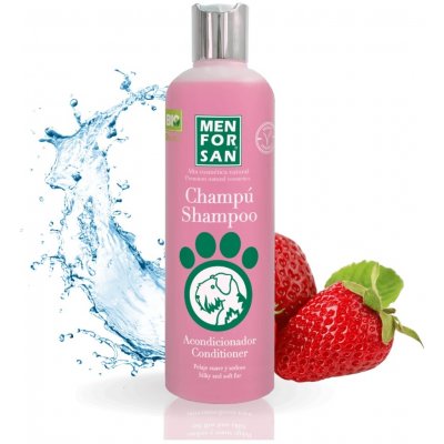 Menforsan Ošetřující šampon a kondicionér proti zacuchávání srsti 300 ml – Zboží Dáma