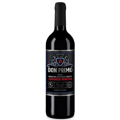 Don Primo Sangiovese Primitivo 2025 Červené sametově měkké 13,5% 0,75 l (holá láhev) – Hledejceny.cz