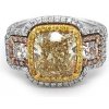 Prsteny Beny Jewellery Zlatý s Fancy Žlutým Diamantem 2011573