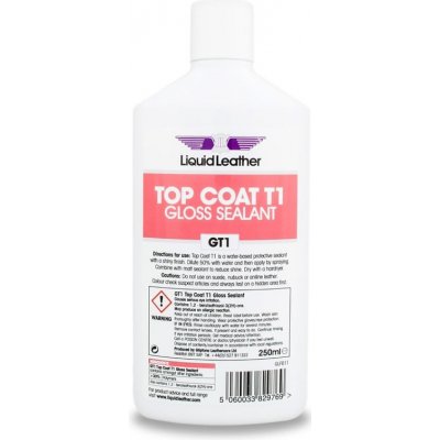 Gliptone Liquid Leather - GT1 Top Coat Gloss Sealant 250 ml