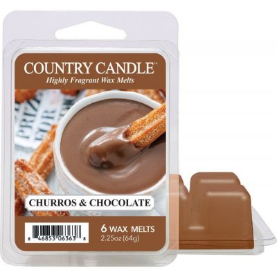 Country Candle Churros & Chocolate Vonný Vosk 64 g – Hledejceny.cz