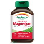 Jamieson Hořčík 500 mg s vitaminem D 500 IU 60 tablet – Hledejceny.cz
