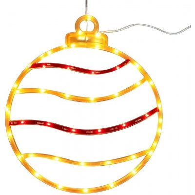 Nástěnné LED svítidlo Vánoční ozdoba koule – 39*3*35 cm - Clayre & Eef – Hledejceny.cz