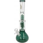 Super Heroes Skleněný bong s perkolací Bowl Transparent Ice+Perc. 40cm – Zboží Mobilmania