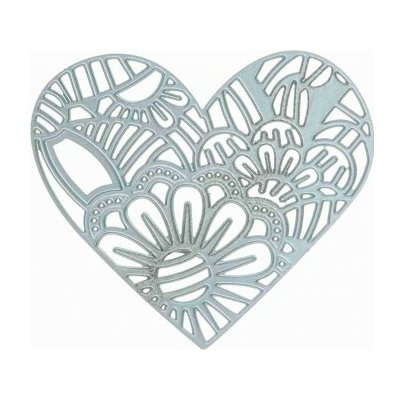 Wiler Vyřezávací šablona srdce s květy – Zboží Dáma