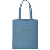 Nákupní taška a košík Organická ECO Textilní Taška Design s motivem psa Letecká modrá