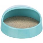 Trixie Písková lázeň pro myši/křečky Keramika Tyrkysová 16 x 8 x 14 cm – Zboží Mobilmania