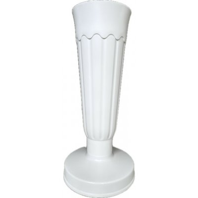 Madona hřbitovní váza plast se zátěží 32 cm – bílá – Hledejceny.cz