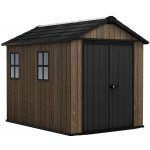 Keter Apex 7,5 x 9 Walnut, s podlahou, 612044 – Sleviste.cz