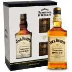 Jack Daniel's Honey 0,7 l (dárkové balení 2 sklenice) – Zboží Mobilmania
