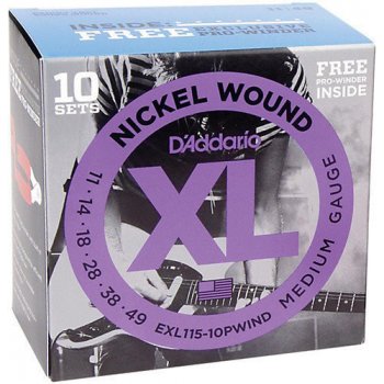 D'addario EXL115-10P