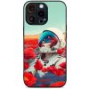 Pouzdro a kryt na mobilní telefon Apple Pouzdro Mobiwear Glossy Apple iPhone 13 Pro - G001G Astronautka v květech