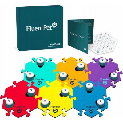 FluentPet tlačítka pro komunikaci, univerzální trénink – Hledejceny.cz