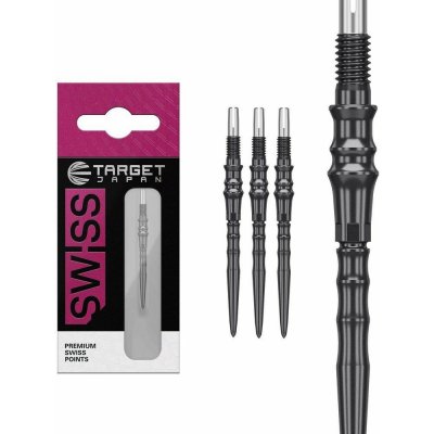 Target Japan Premium Swiss Point černé 30mm 3ks – Zboží Mobilmania