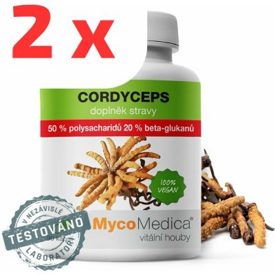MycoMedica Cordyceps 50% polysacharidů 2 x 90 kapslí – Hledejceny.cz