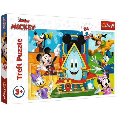Trefl MAXI dílků Mickey Mouse a kamarádi 14351 24 dílků – Zbozi.Blesk.cz