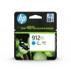 Toner HP 912XL originální inkoustová kazeta azurová 3YL81AE