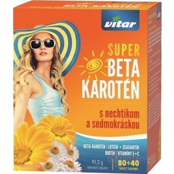 Revital Super Beta-karoroten měsíček + sedmikráska 120 tablet