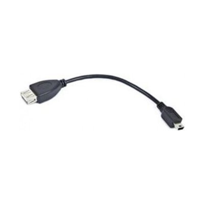 Kabel USB AF/mini BM,OTG,15cm pro tab. a tel.