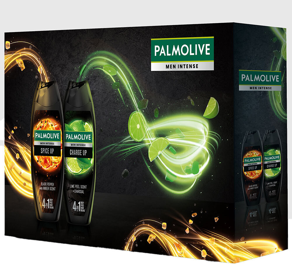 PALMOLIVE Men Intense Duo dárková sada sprchový gel 2 x 500 ml