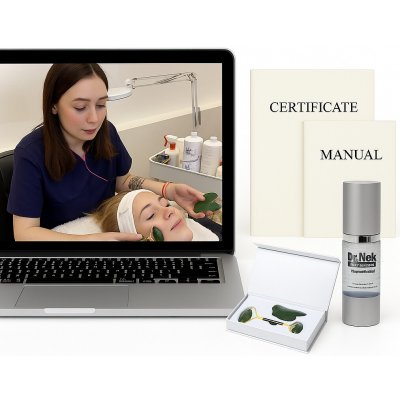 Dr.Nek Gua Sha s online kurzem, skripty a certifikátem + sérum HA 30 ml - online verze – Hledejceny.cz