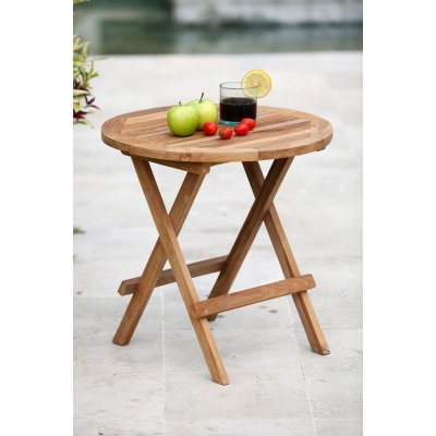 Garden Pleasure Mitan zahradní stolek přírodní – Hledejceny.cz