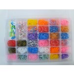LOOM BAND Sada DIY - Střední 2400 Gumiček – Zboží Dáma