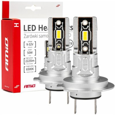 Žárovky do světlometů H7 řady H-mini AMiO LED – Sleviste.cz