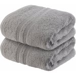 Livarno home Ručník 50 x 100 cm 2 ks šedá – Zboží Mobilmania