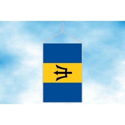 LIBEA, s.r.o. Barbados stolní vlaječka Uchycení: Šňůrka (pro zavěšení) – Hledejceny.cz
