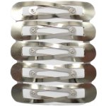 Sponky stříbrné, 10 ks – Zboží Dáma