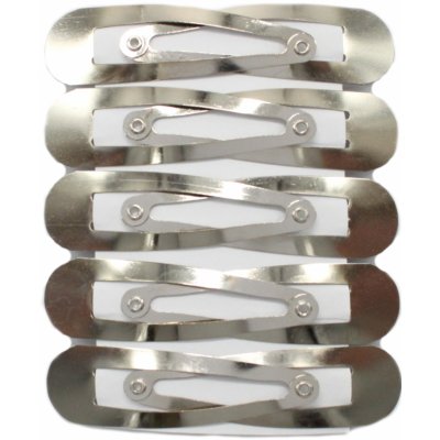 Sponky stříbrné, 10 ks – Zboží Dáma