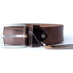 Kožený opasek dlouhý z pevné silné kůže se záměrnou patinou FLW hnědý – Zboží Mobilmania